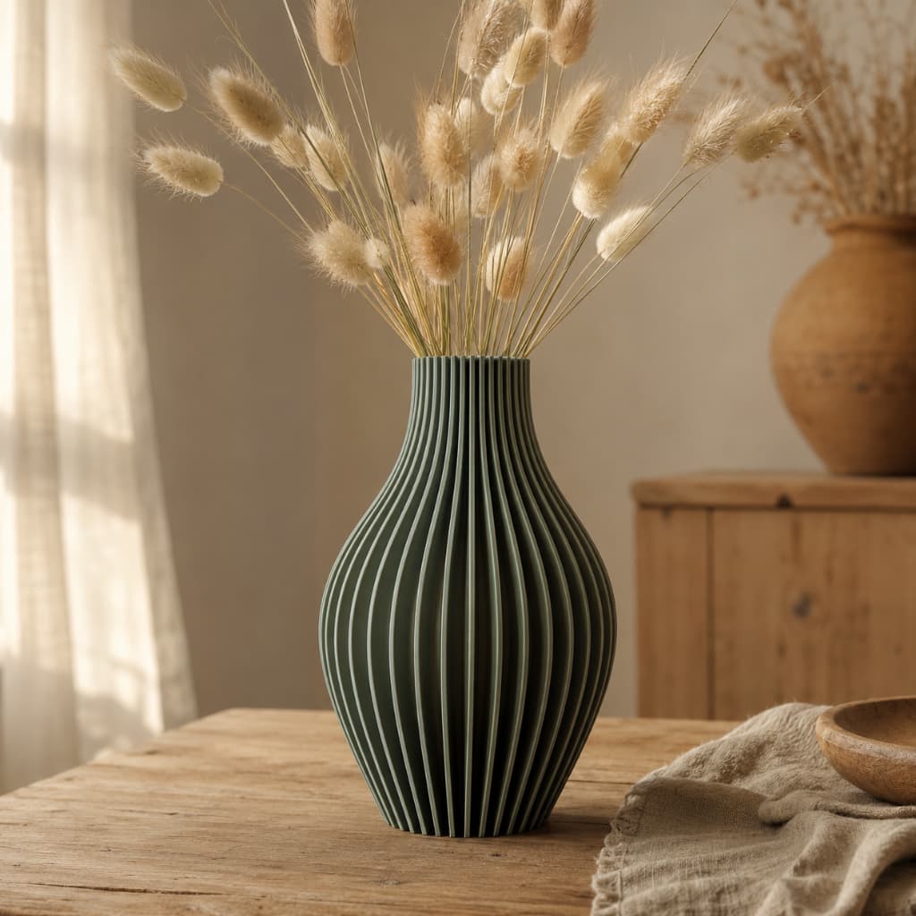 VASO DECORATIVO LINHAS ORGÂNICAS