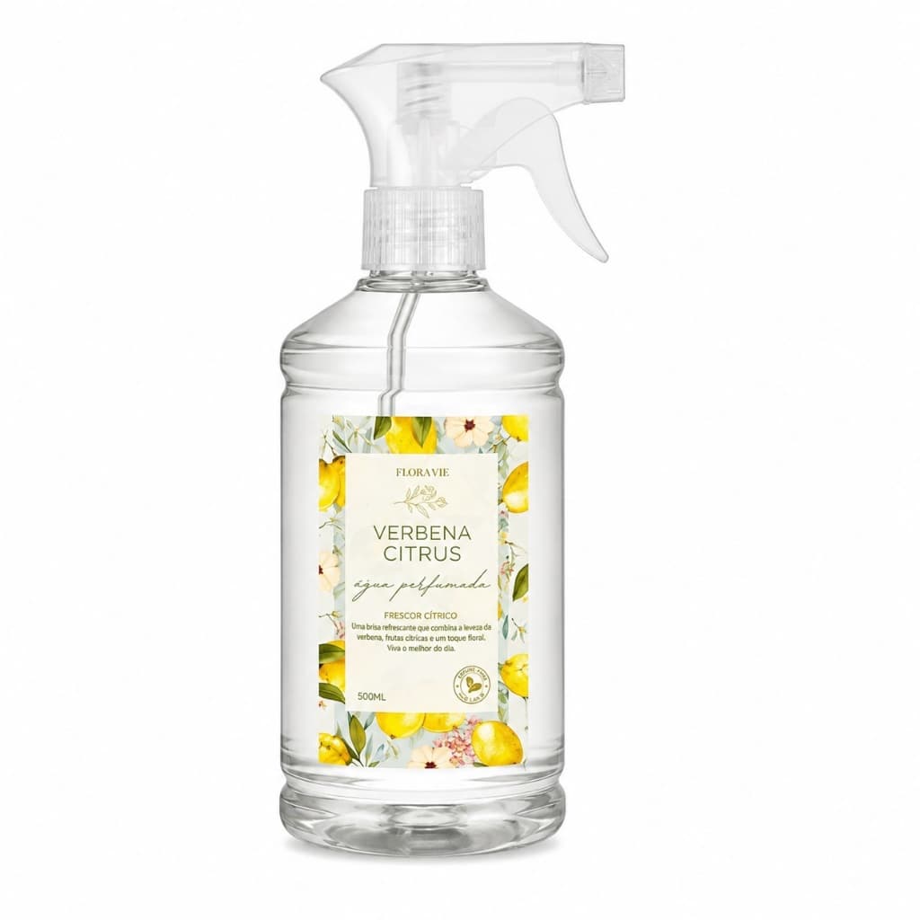 Água Perfumada 500ml Para Lençóis, Roupas e Tecidos + Borrifador Spray Com 6 Fragrâncias Disponíveis
