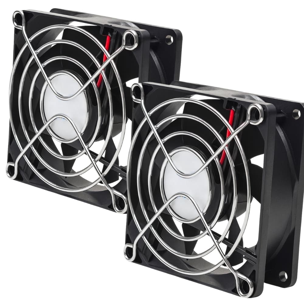 2X Micro Ventilador 80x80 12V Fan Cooler Ventoinha 80x80 12v