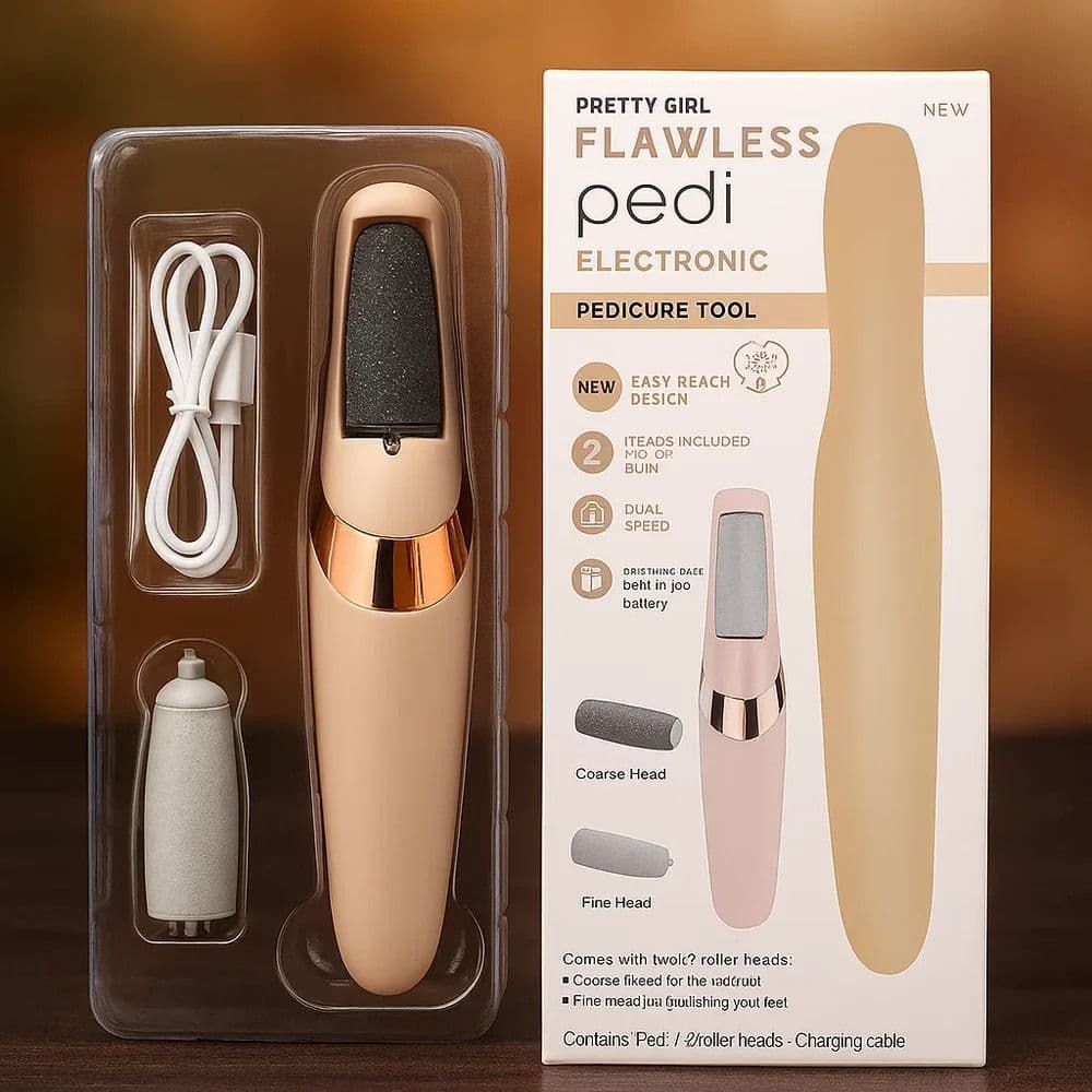 Lixa de Pé Elétrica Recarregável para Calos e Pele Morta À Prova D'Água USB