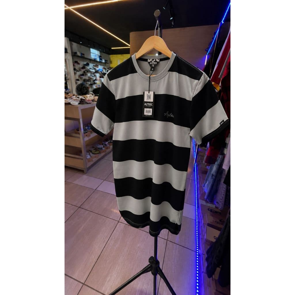 CAMISETA AZTEC LISTRADA