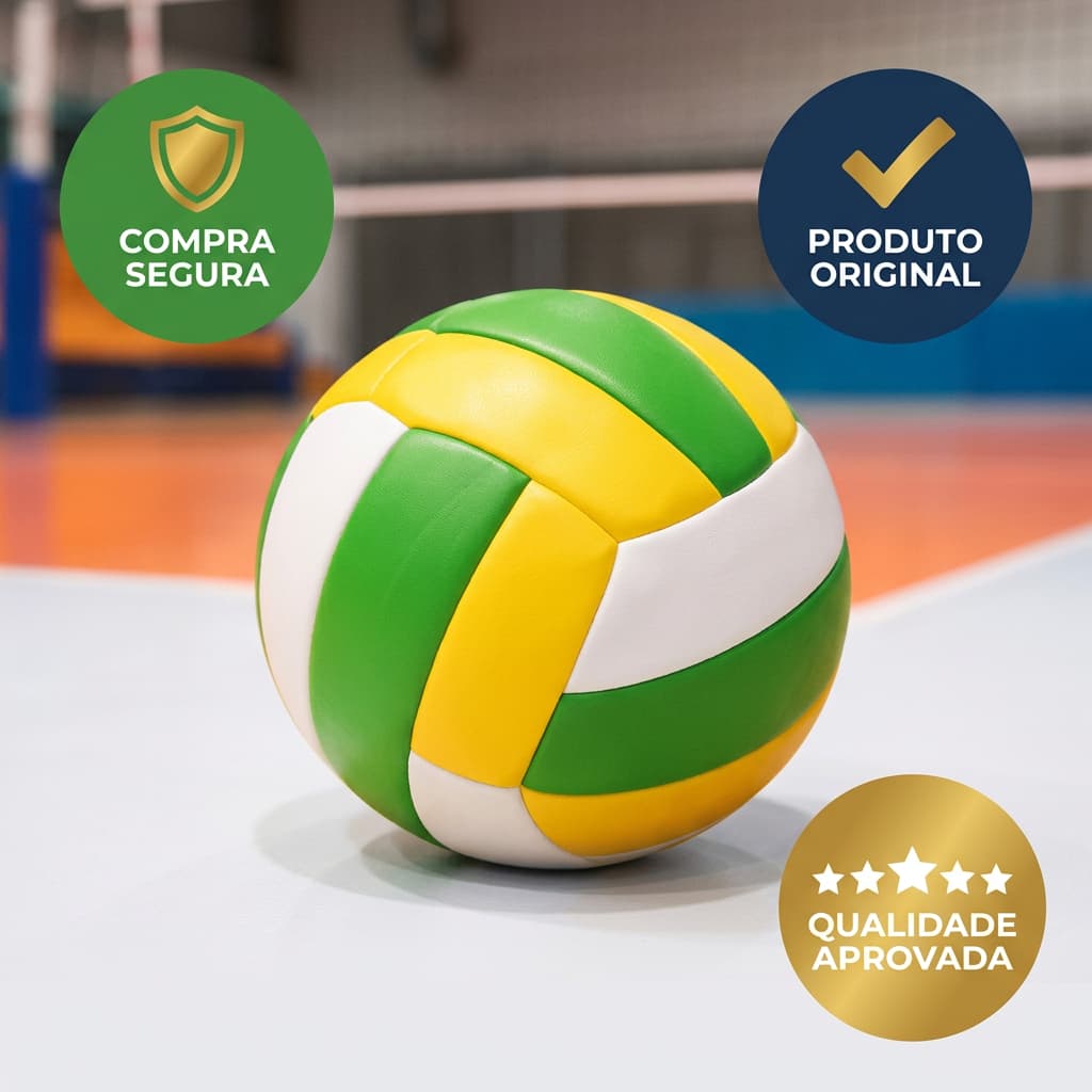 Bola de Vôlei Infantil Gigante 63cm Colorida Resistente para Crianças e Diversão