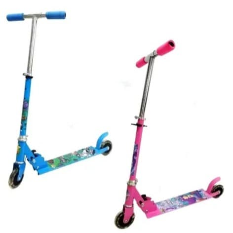 PATINETE INFANTIL MENINO E MENINA AJUSTAVEL PERSONAGENS DIVERSAO CRIANCA