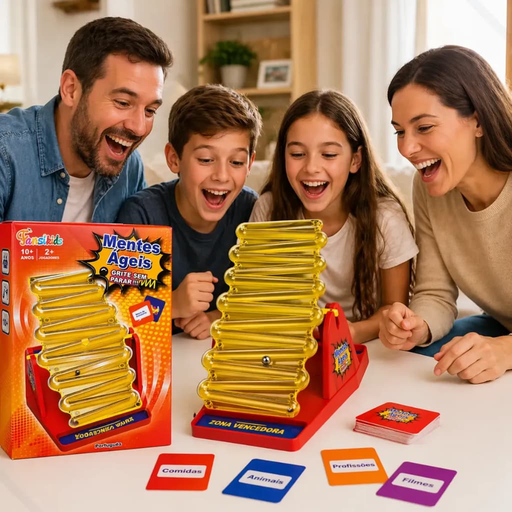 Jogo Mentes Ágeis Gangorra Raciocinio Logica Desafios Inteligencia Mental Dois Jogadores