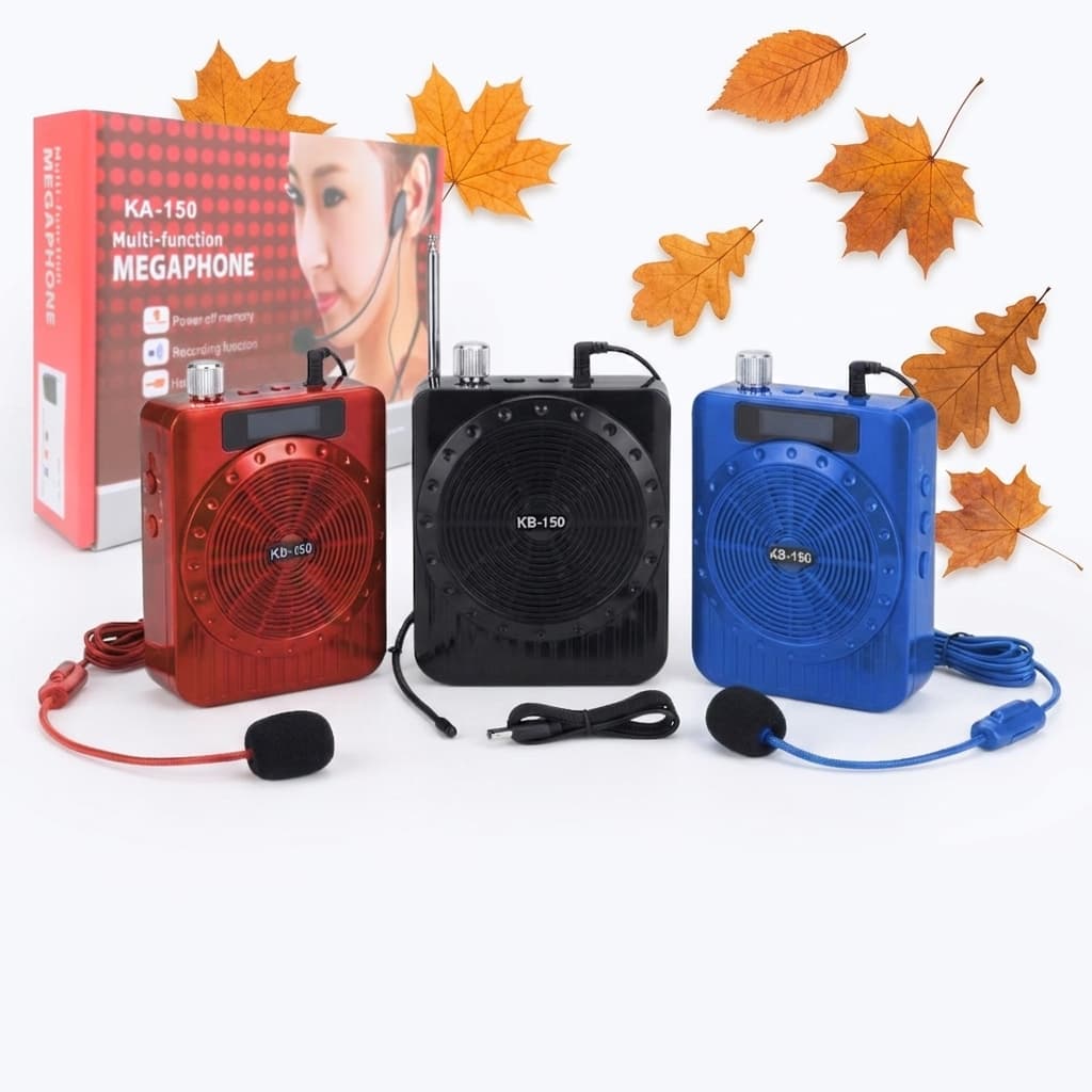 Amplificador de Voz Megafone Bluetooth com Microfone e Rádio