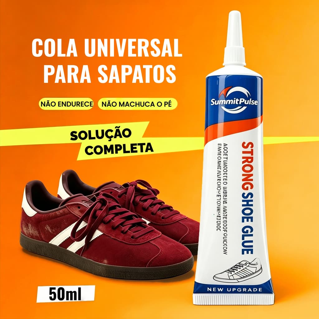 1/2/3 COLA FORTE PARA SAPATOS Para Reparo De Sapatos – Adesivo À Prova D'água Fixação De Solas , Saltos E Bolsas (50ml)
