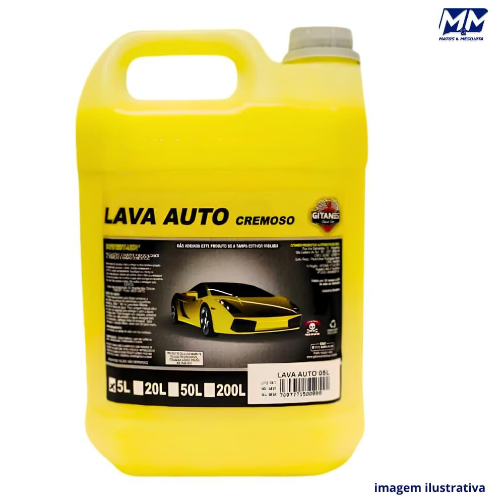 LAVA AUTO SHAMPOO CREMOSO 5 LITROS GITANES