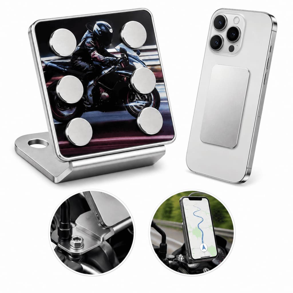 Suporte Magnetico Para Motoboy Suporte Magnetico De Celular Para Moto Suporte De Imã Para Celular Estavel E Seguro