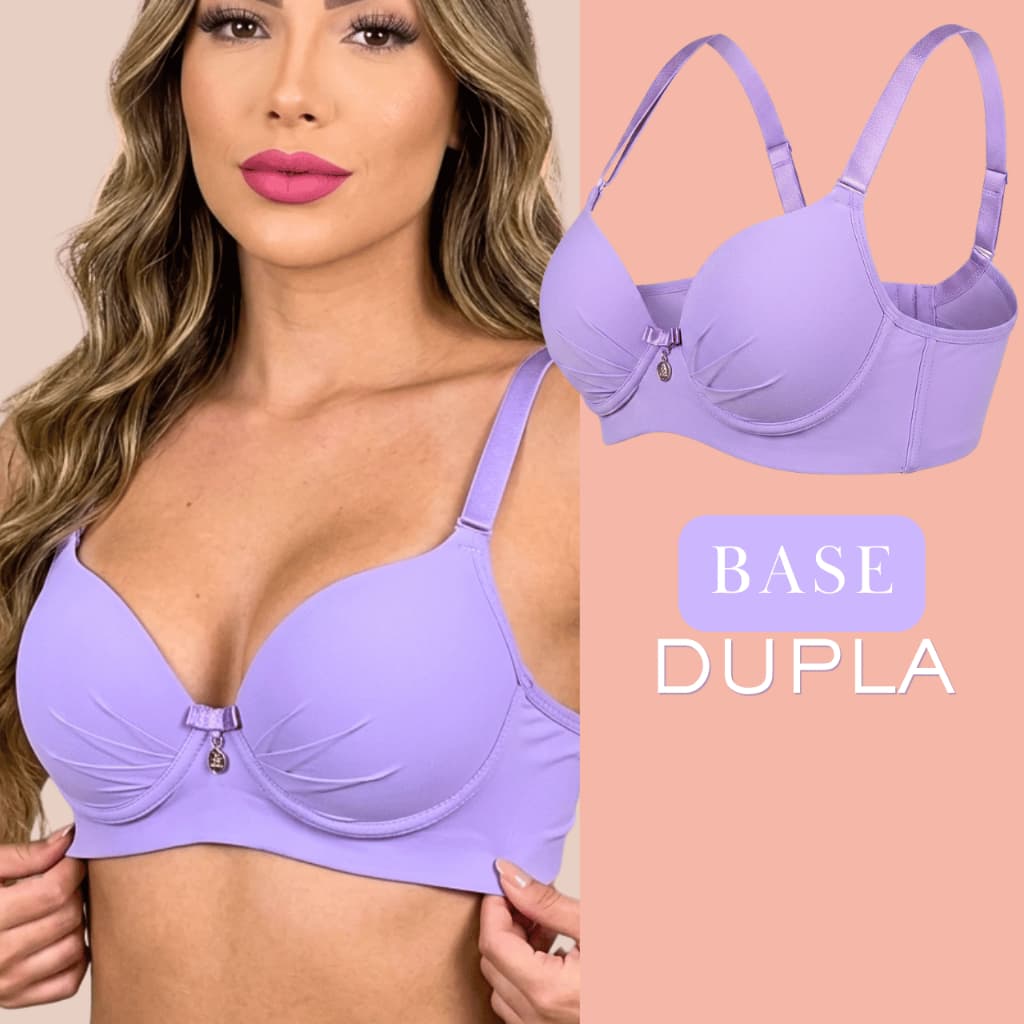 Sutia Reforçado Alta Sustentação Sutian Feminino Com Bojo Push Up Confortável Sutiã Alça Grossa