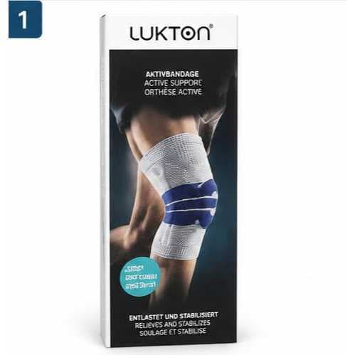 Joelheira Esportiva Lukton Compressão Suporte para Joelho Academia Corrida Treino Unissex