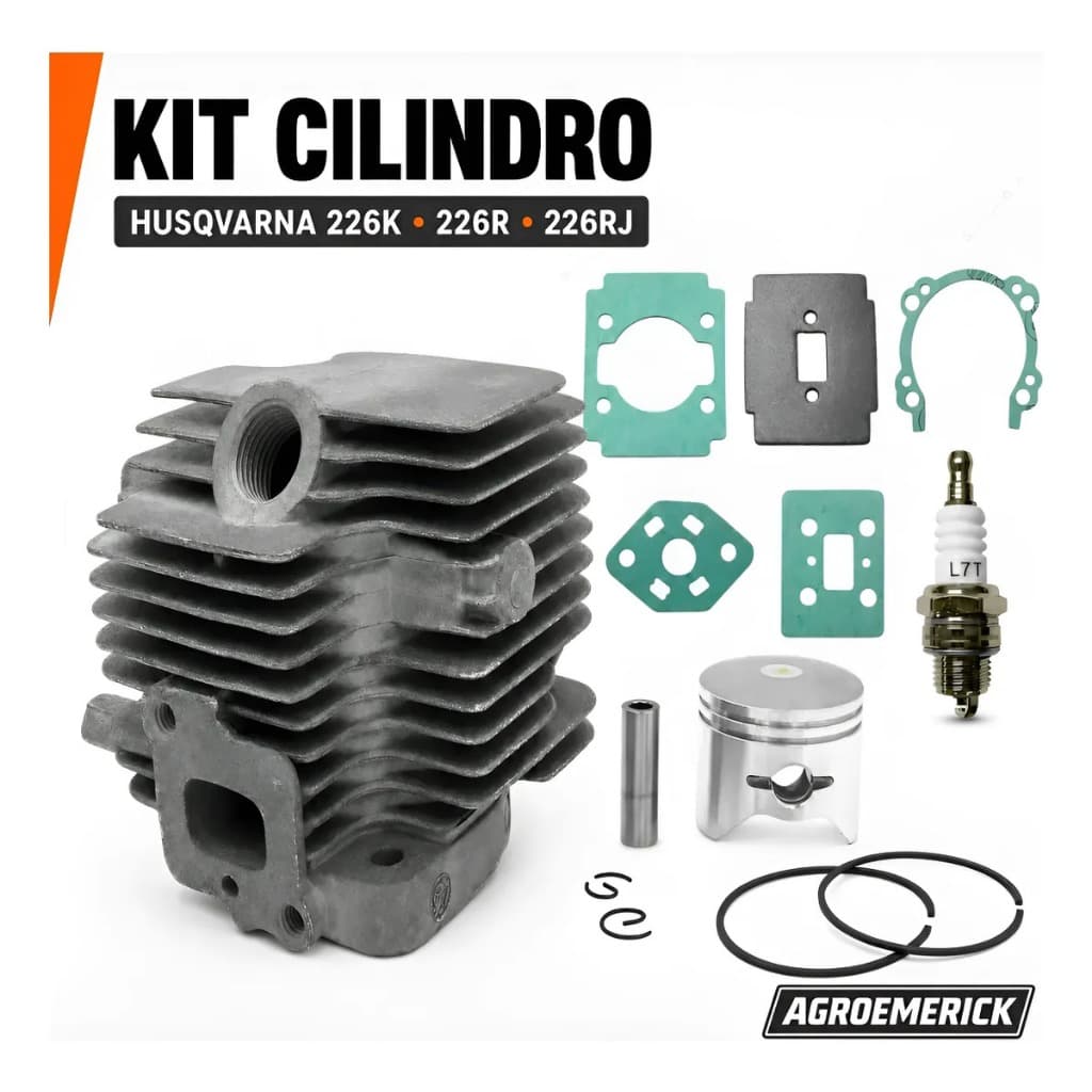 Cilindro Completo Compativel Roçadeira Husqvarna 226k 226r
