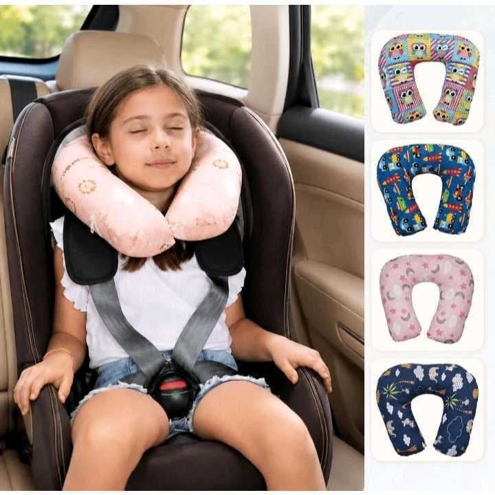 Travesseiro De Pescoço Repouse Para Dormir Em Viagens Infantil e Adulto Lançamento/ Atacado