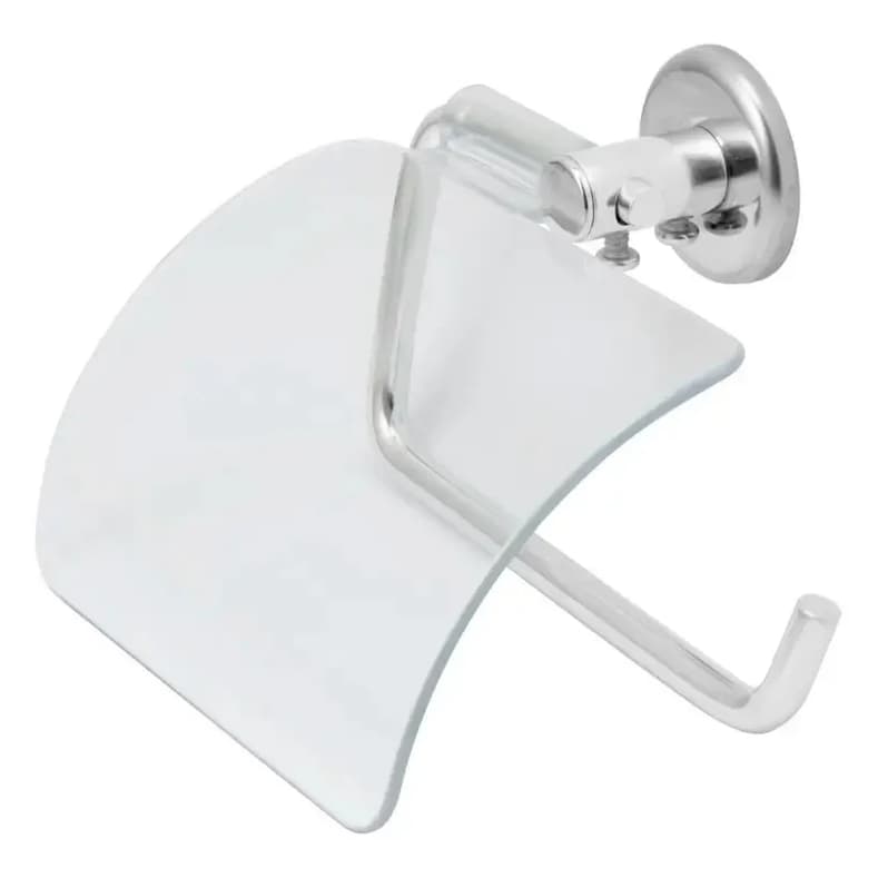 Suporte Para Papel Higiênico Papeleira Lavabo Cromado cristal