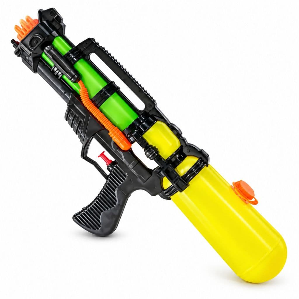 Arma de Água Infantil Grande 41cm Pistola Lança Água Brinquedo Praia Verão