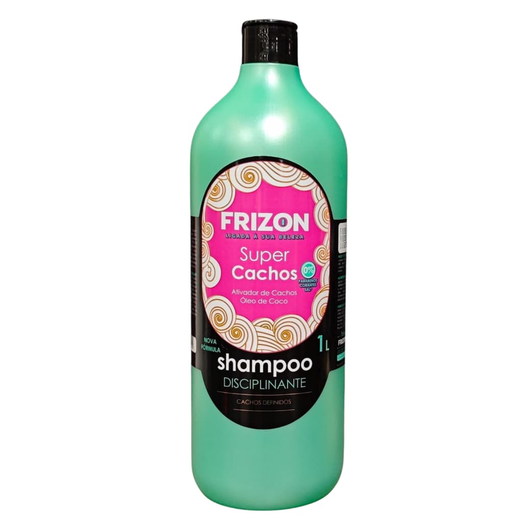 Shampoo Frizon 1 Litro Control Hair Cabelos Cacheados