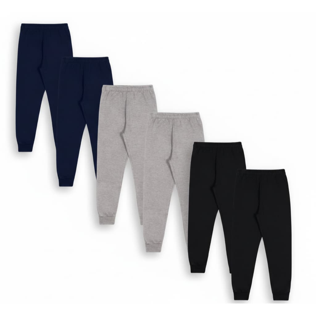 Kit 6 Calças Moletom Infantil 100% Algodão Menino Menina Unissex Atacado Inverno