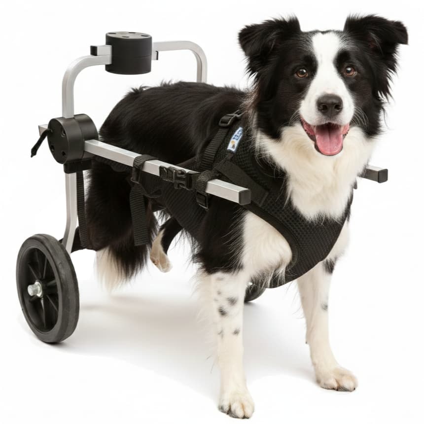 Cadeira 2 Rodas Colete Tamanho G Cachorro Traseira Regulável Deficiente Paraplégico Idoso