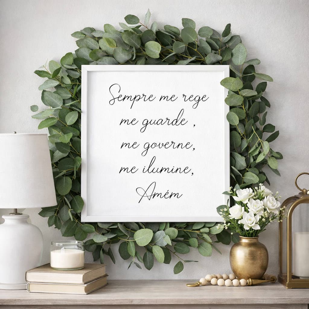 Quadro  cobre caixa de luz com moldura 53x53 resinado SEMPRE ME REGE decoração\quarto\sala envio imediato quarto sala