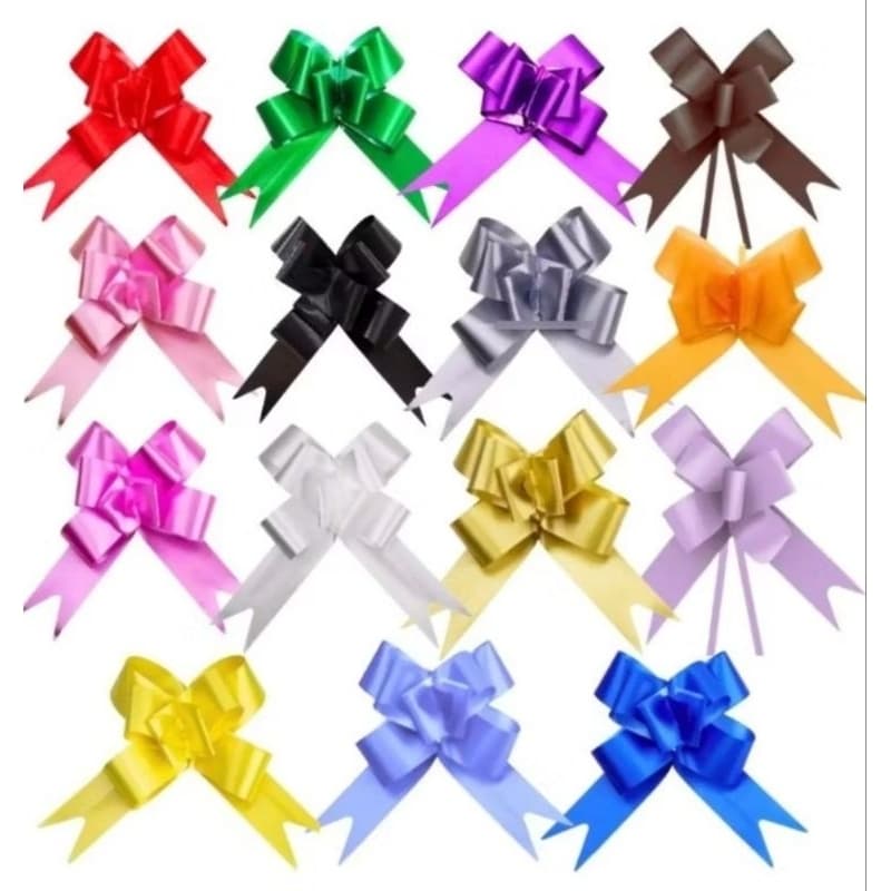 200 Laços Mágico Liso Sortidos 18mm x 34cm Médio
