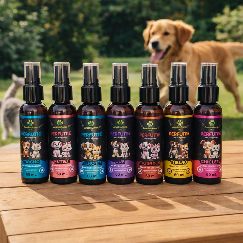 Perfume Pet Amazônia Aromas 60ml Spray Para Cachorro e Gato