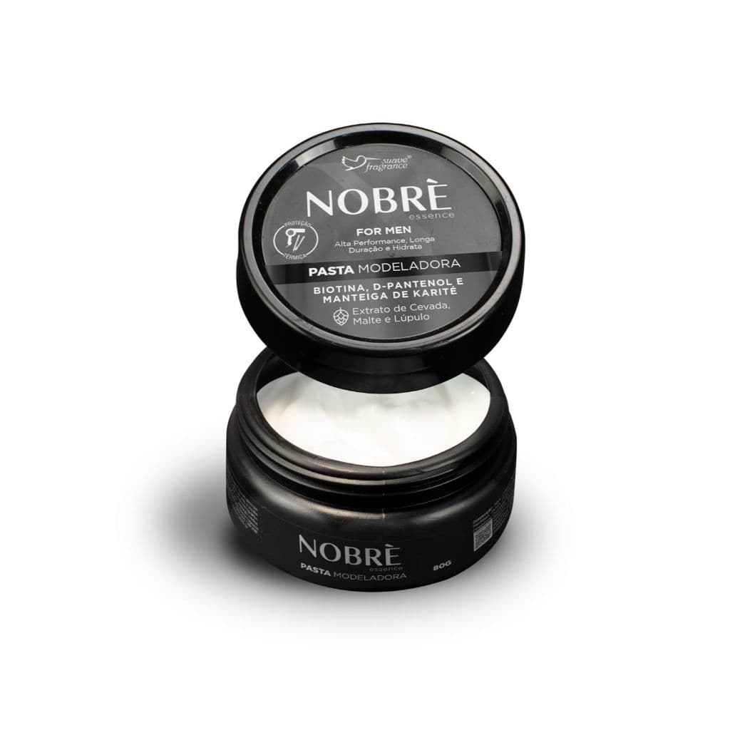 Pomada modeladora Nobre For man 80G (Proteção térmica) - Suave Fragance