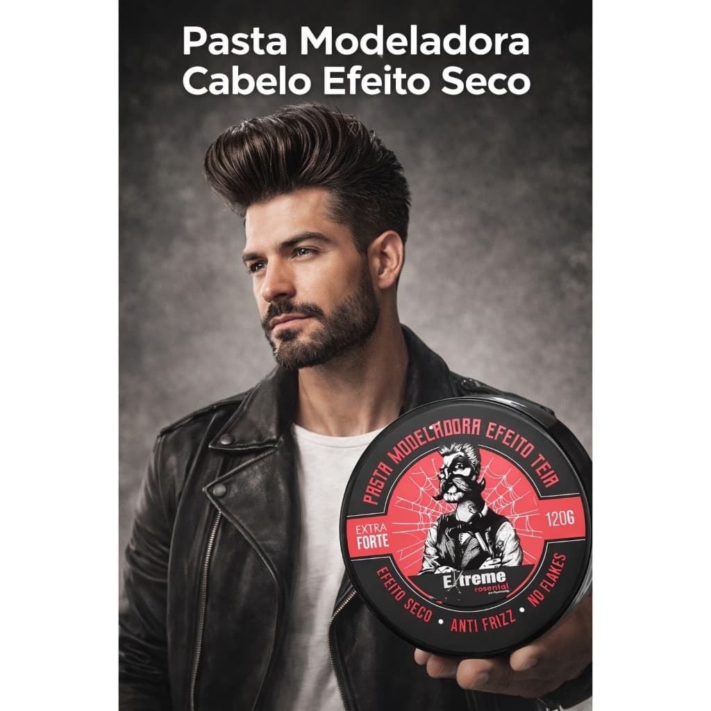 Pasta Modeladora Pomada Efeito Seco - Cabelo