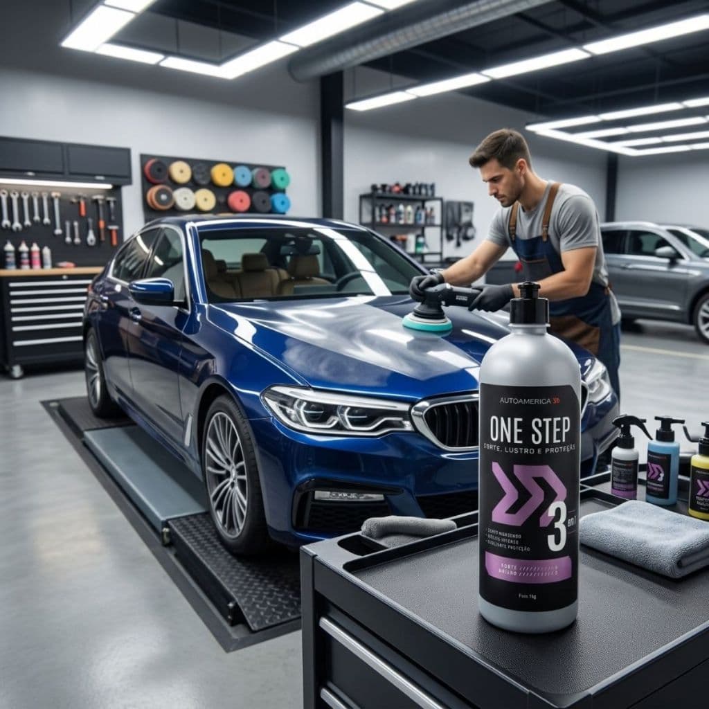Polidor 3 In 1 One Step Corte Lustro E Proteção Autoamerica 1Kg