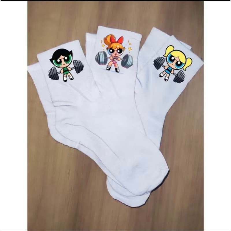 kit 3 pares de meia /meias de academia Crossfit meias personalizadas