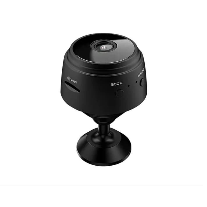 Mini Câmera Espiã A9 WiFi Sem Fio Full HD 1080p Visão Noturna Preta