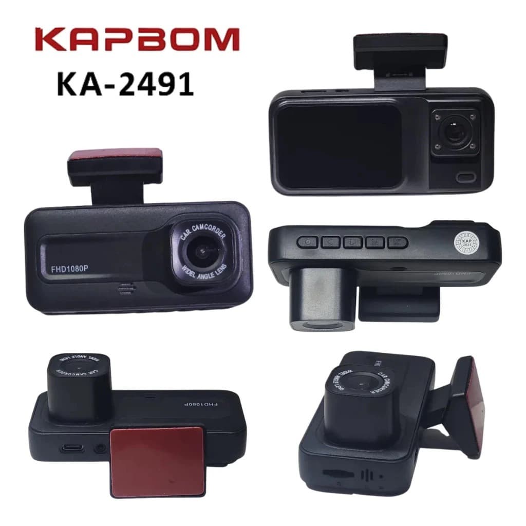 Câmera Automotiva Carro Caminhão DVR Full HD com 3 Lentes Segurança