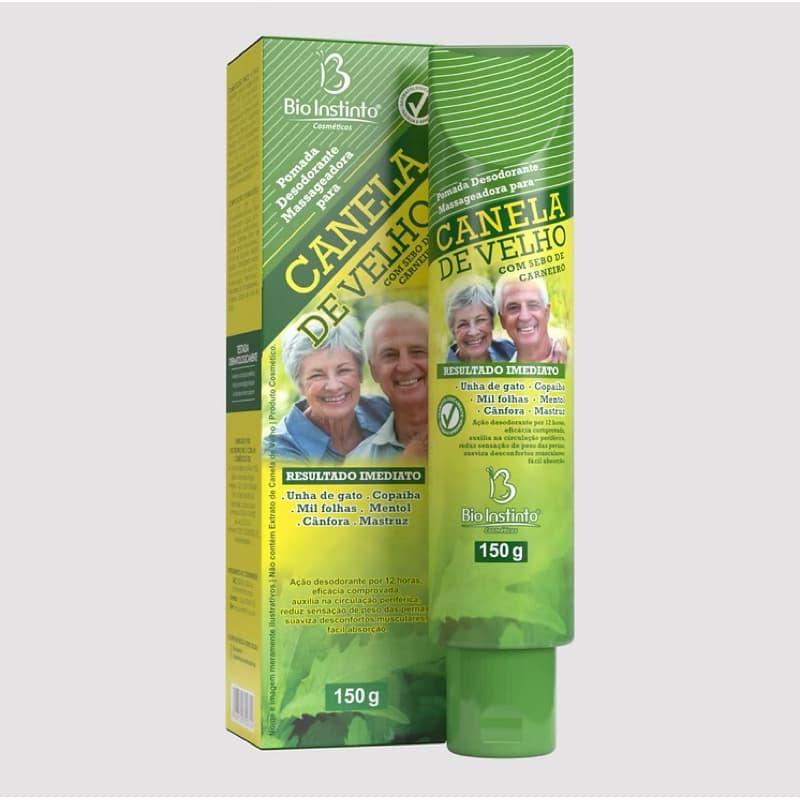 Gel Canela de Velho 150g Alívio Imediato Dores Articulares Musculares Massagem Relaxante Circulação Extra Forte Promoção