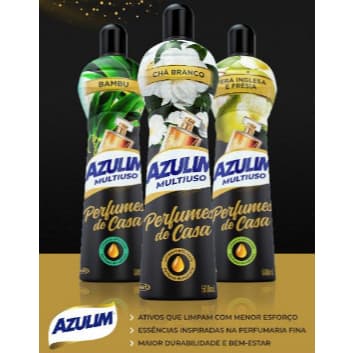 Kit 3un limpador Multiuso Azulim Perfumes de Casa