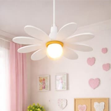 Lustre Infantil Flor - Lustre Decoração Infantil Para Quarto De Bebê