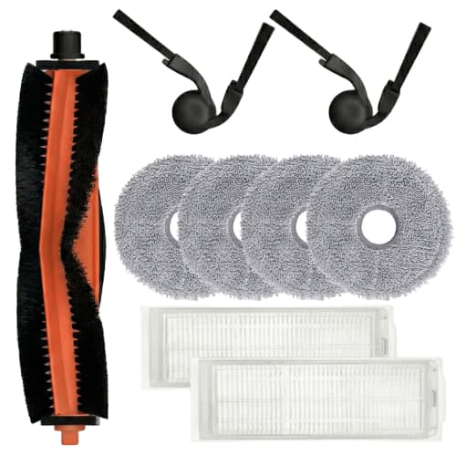 Kit Acessórios para Robô Aspirador Compatível com  S40Pro OV71GL Filtro Escova Mop