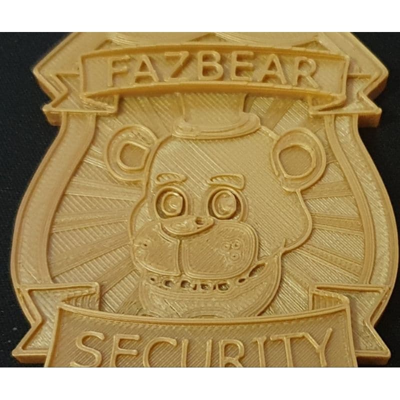 Broche FNAF Five nights at Freddys Fazbear security