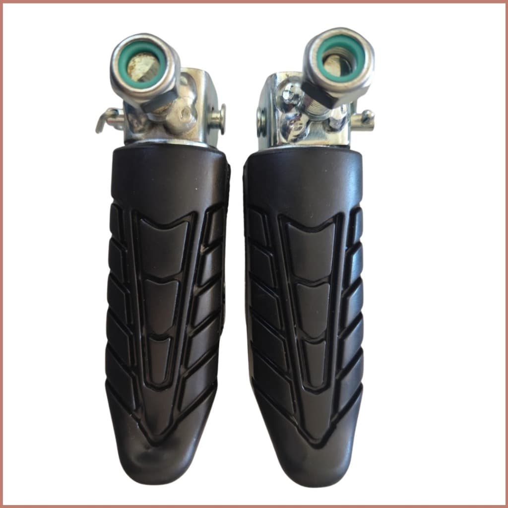 Par Pedaleira Descanso Retrátil Protetor De Motor E Carenagem Universal Moto Pro Tork Par De Pedaleiras Viagem Conforto