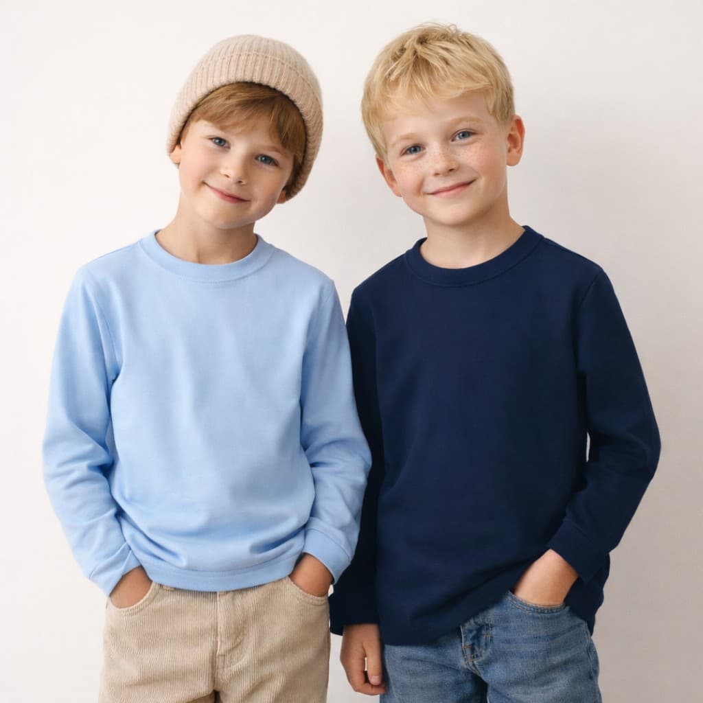 Kit 2 Blusas Térmicas Sortidas Infantil Menino Peluciadas Segunda Pele Inverno Manga Longa