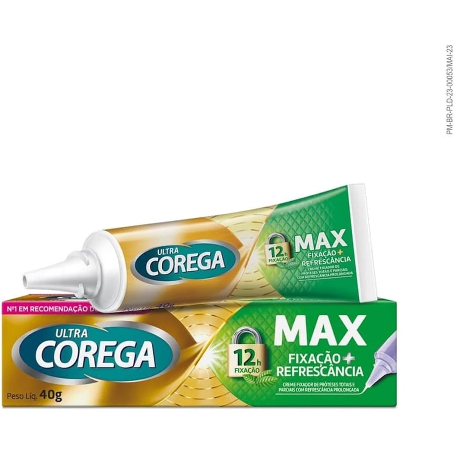 Corega Ultra Creme Fixador de Dentadura Menta 40g.--promoção