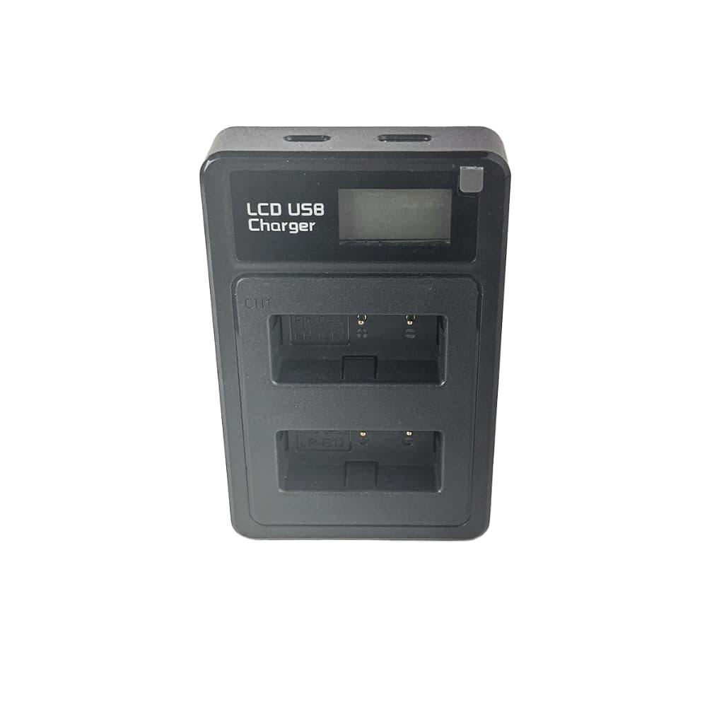 Carregador Duplo Mamen Lp-e17 - Canon T6i T7i Sl3 Sl2