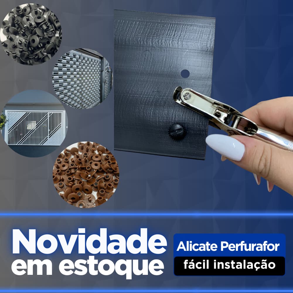 Alicate Perfurador para instalação de Protetor de Portão