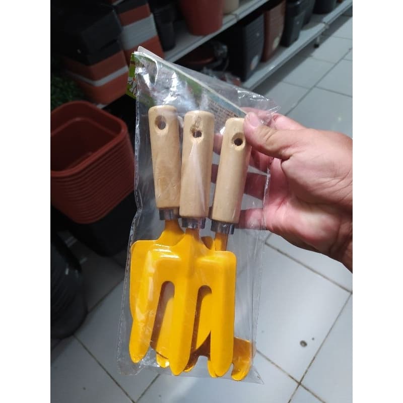 kit jardim ferramentas profissional pá garfo rastelo imperdível