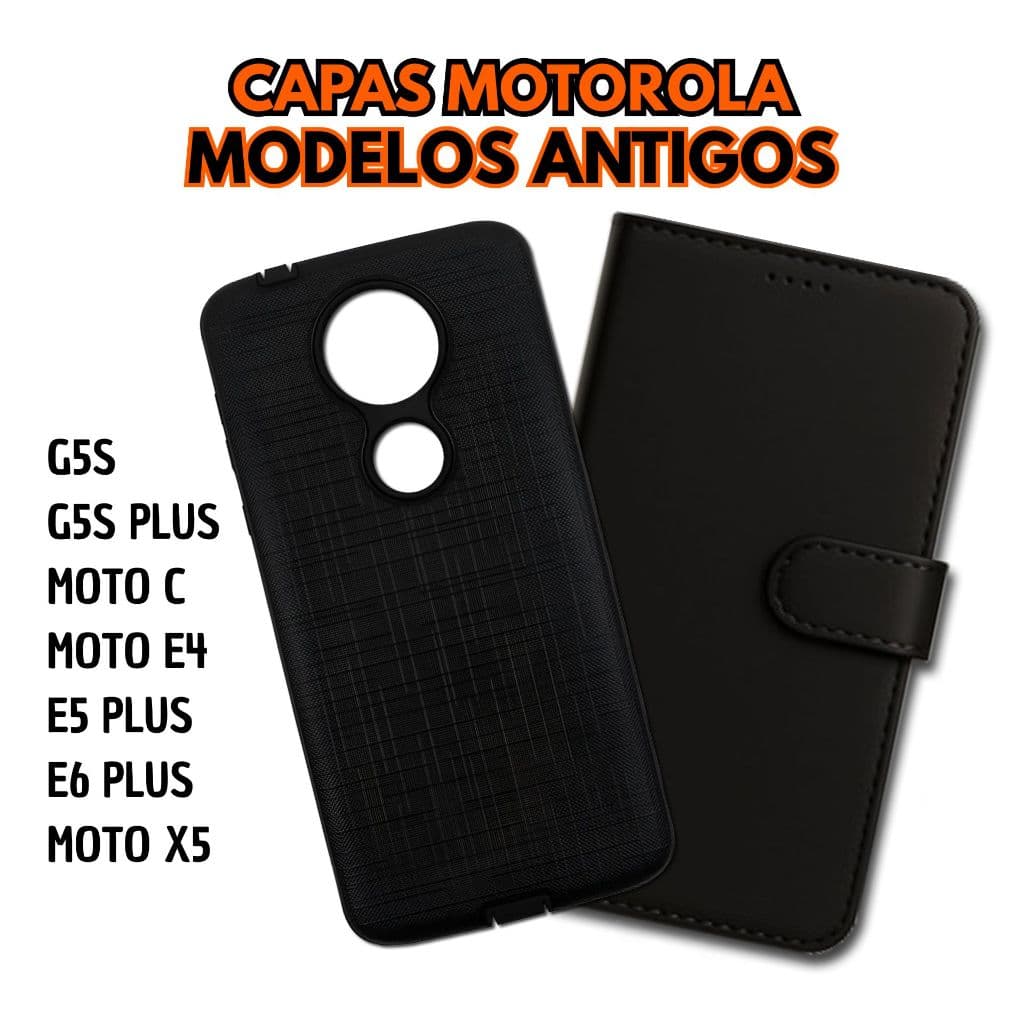 Capa Case para Smartphone Motorola G5S / G5S PLUS / MOTO C / MOTO E4 / E5 PLUS /E6 PLUS /MOTO X5