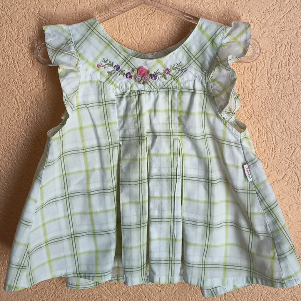 Batinha Infantil Feminina Yellow Bug - Tamanho 12 meses - Bata Bebê
