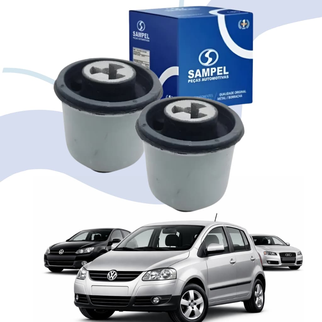 Par bucha eixo traseiro Fox Golf Polo A3 Bora Saveiro Sampel