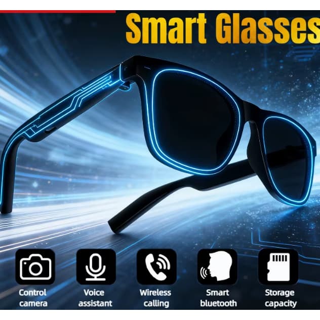 Óculos Inteligente Bluetooth D11 Plus Smart Glasses Música Spotify