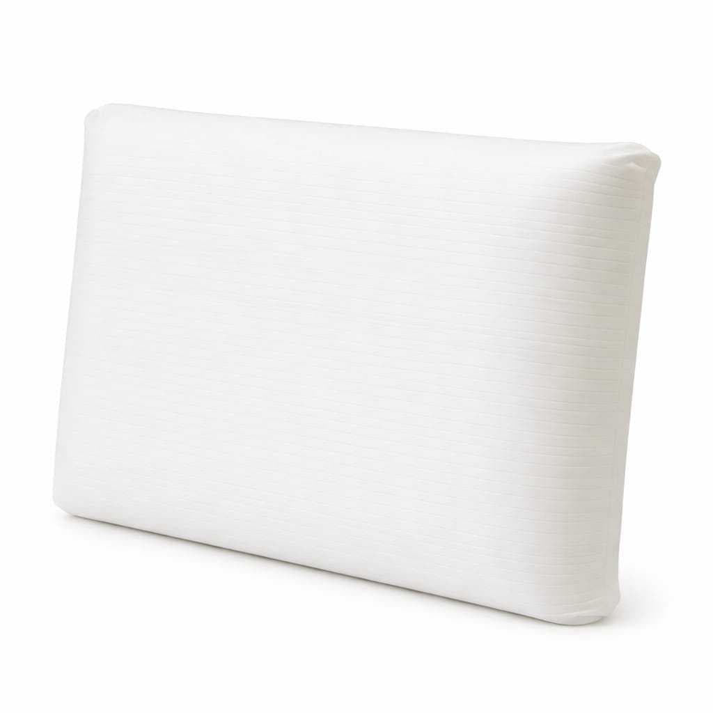 Travesseiro Cervical Tipo Látex Suporte Firme Para O Pescoço Não Afunda Cor Branco