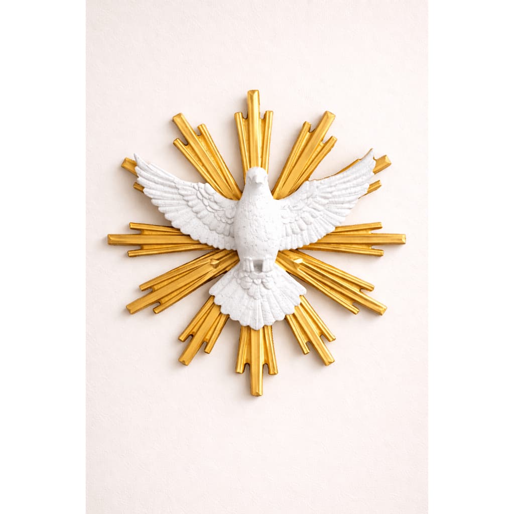 Divino Espírito Santo Pomba da Paz Religiosa Catolica Parede Decoração Crista Sala Quarto