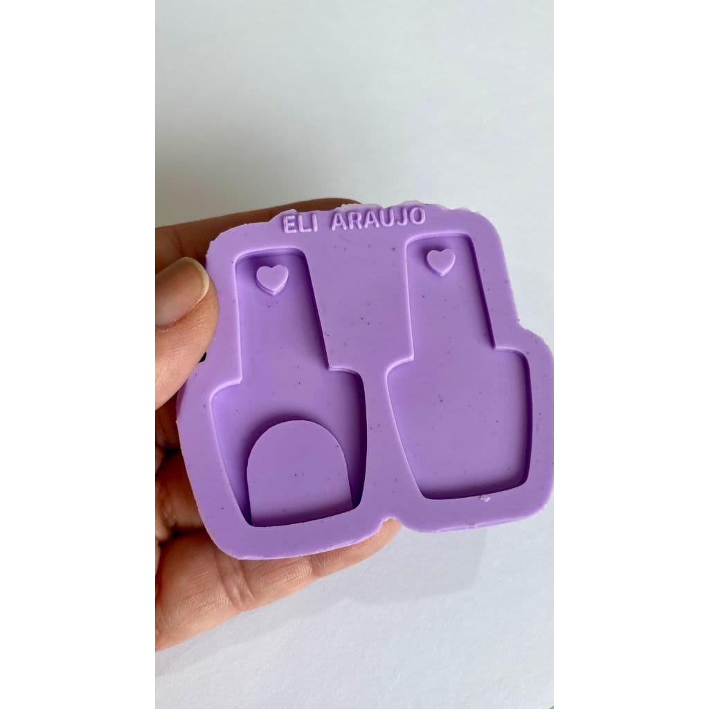 Molde de silicone Abridor de Lata para nails -formato esmalte