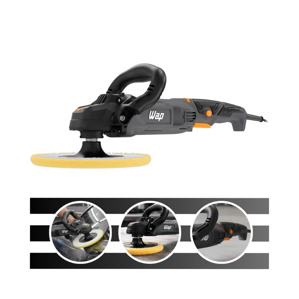 Politriz Rotativa WF PR01 Potência de 1200w Com 6 Níveis de Velocidade Wap
