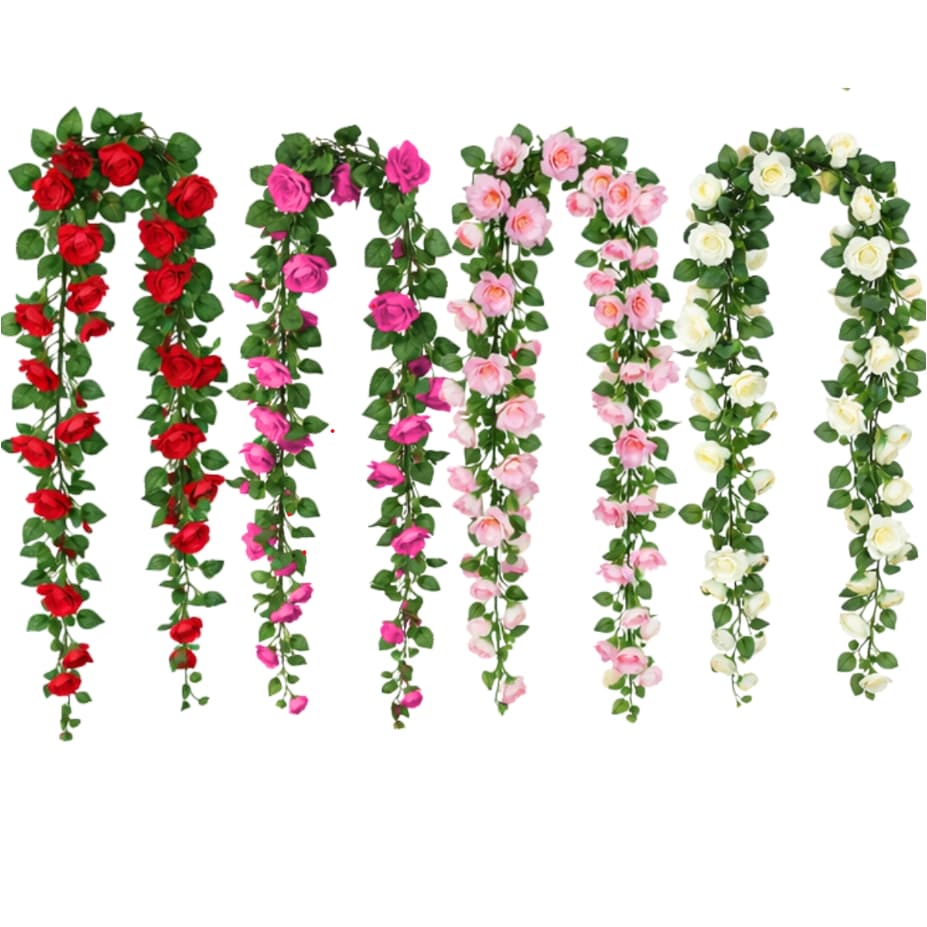 Corrente de Rosas Artificial 2,20m
